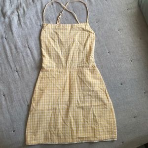 Yellow spring dress xs